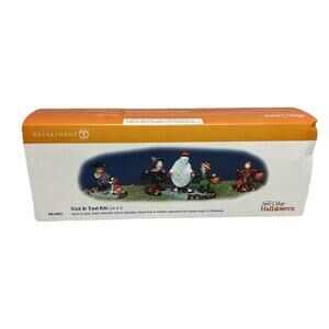 Department 56 Snow Village Trick Or Treat Kids With Box #56.54937